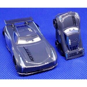 Disney Pixar Mattel Diecast Cars 3 Jackson Storm #20 & Mini Racer Rare Lot Of 2.